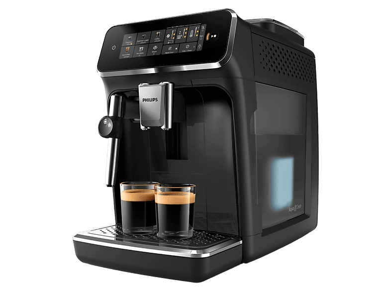 Cafetera superautomática PHILIPS — Tecnología AquaClean y 2 tazas (mod. 3300 Series EP3321/40)