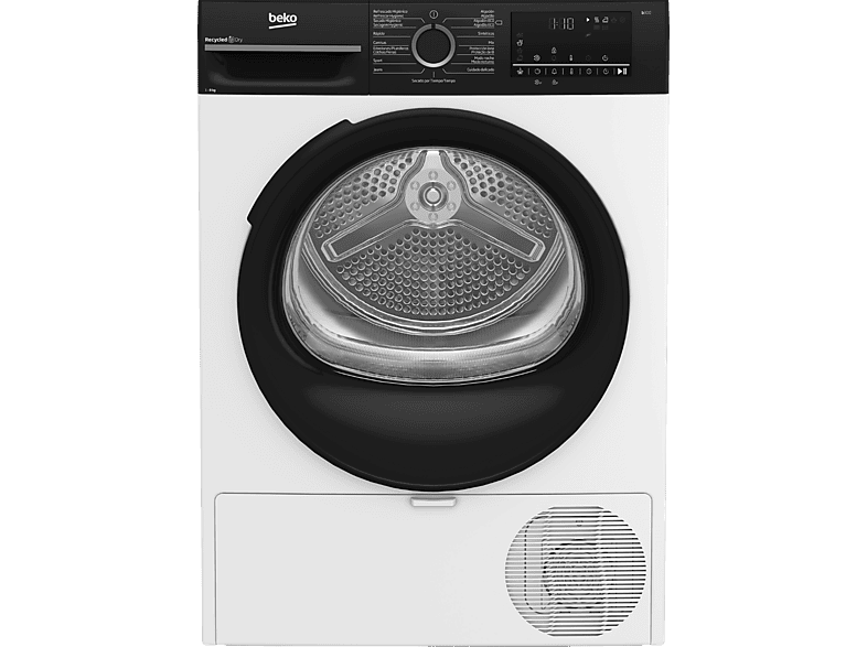 BEKO Secadora bomba de calor 8 kg en color Blanco