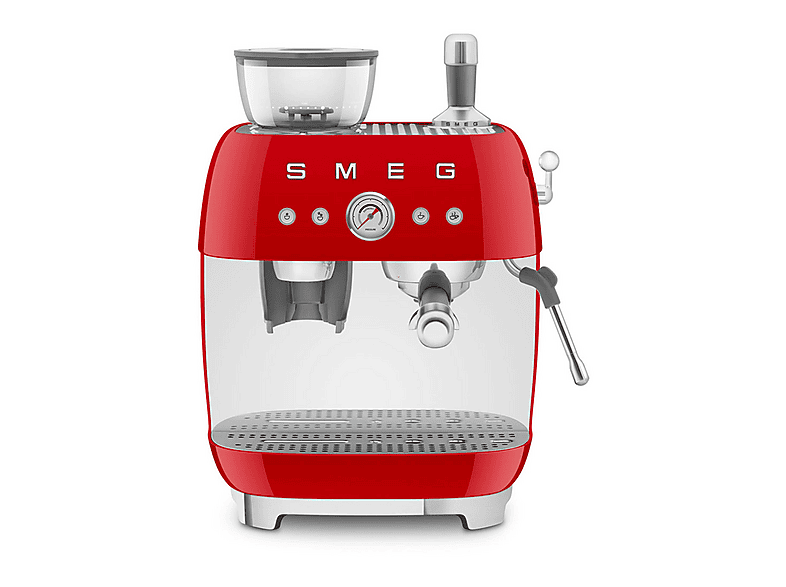 Cafetera express SMEG en color Rojo (mod. ROJO)