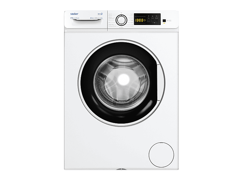 Lavadora carga frontal SAUBER en color Blanco (mod. SERIE 3-W6105V) — foto 1