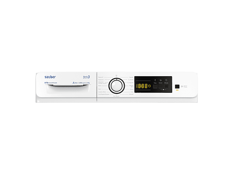 Lavadora carga frontal SAUBER en color Blanco (mod. SERIE 3-W6105V) — foto 7