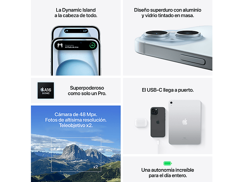 Smartphone APPLE en color Negro de 128 GB — foto 7