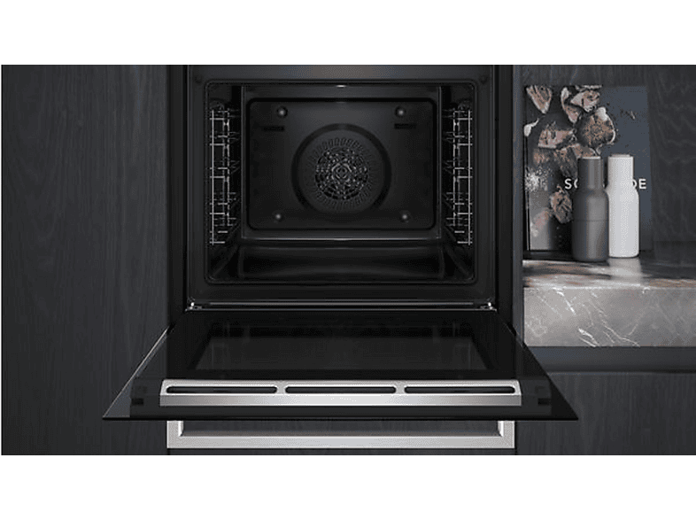 Horno SIEMENS en color Negro, Acero inoxidable, Integrable — foto 3