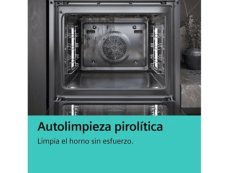 Horno SIEMENS en color Negro, Acero inoxidable, Integrable — foto 5