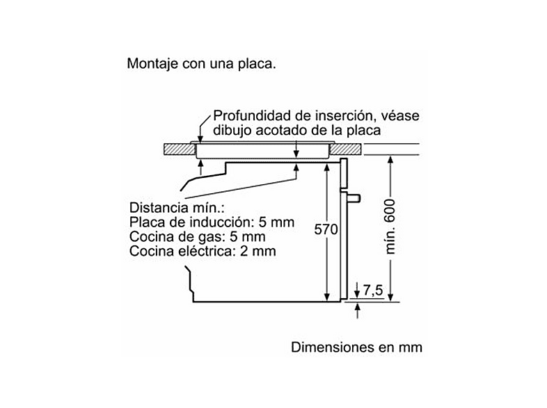 Horno SIEMENS en color Negro, Acero inoxidable, Integrable — foto 9