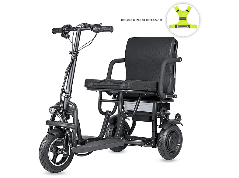 Scooter eléctrico de movilidad reducida ECOXTREM en color Negro de Aluminio — foto 6