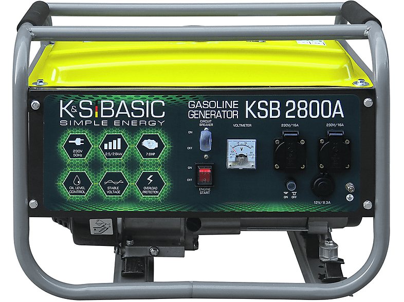 KÖNNER & SÖHNEN Generador de energía 7 l (mod. KSB 2800A) en color Multicolor