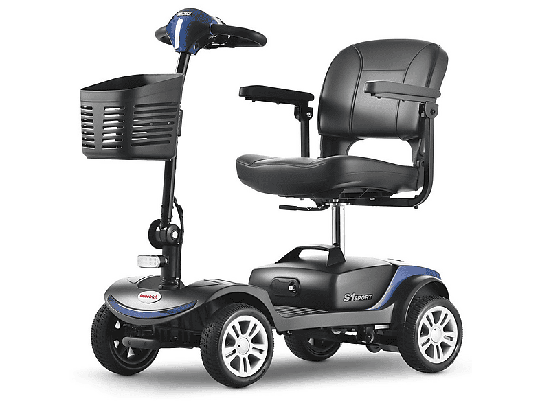 scooter plegable SWEETRICH en color azul de 27 kg