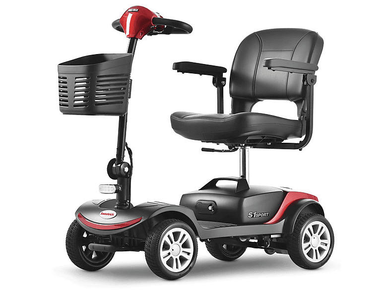 scooter plegable SWEETRICH con 27 kg en color rojo
