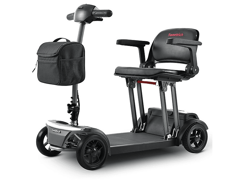 scooter plegable SWEETRICH en color negro, 24,45 kg