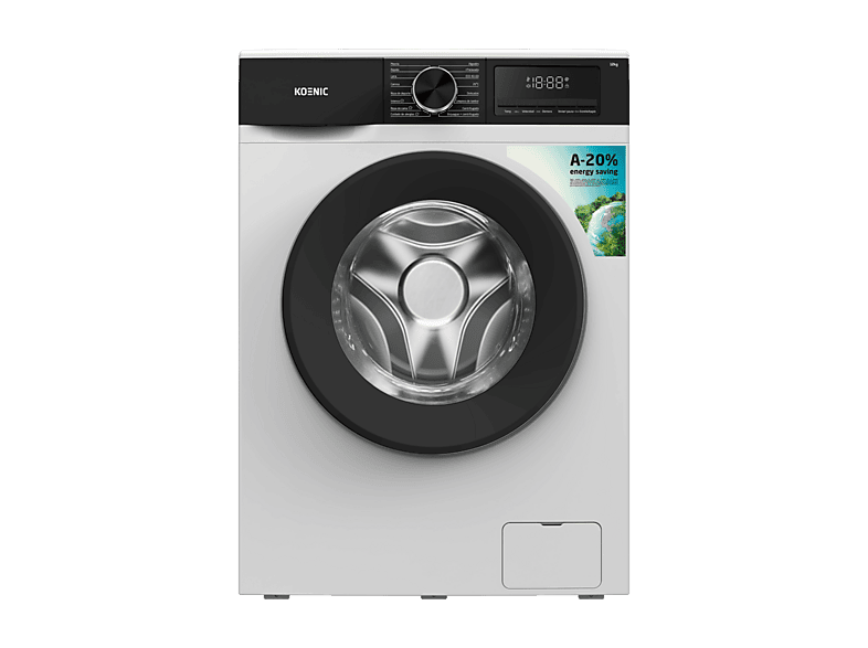 KOENIC Lavadora carga frontal en color Blanco (mod. KWM 12113 A-20 INV) — foto 4