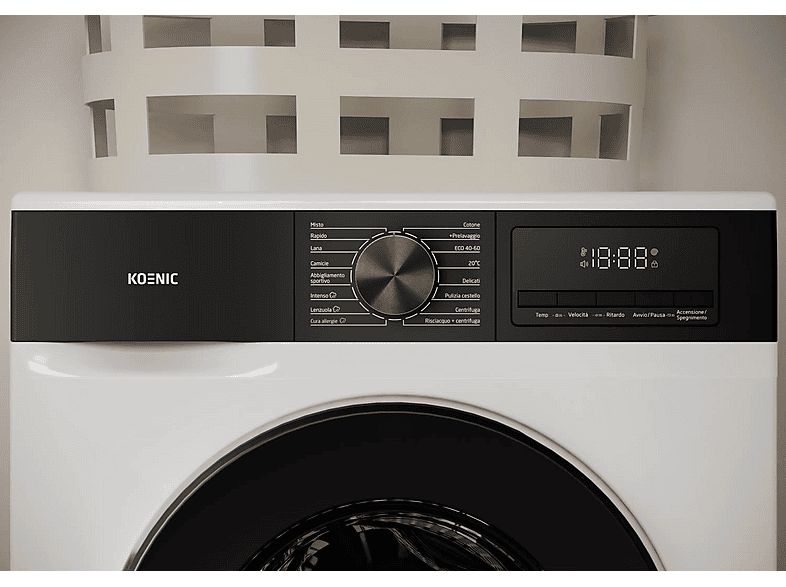 KOENIC Lavadora carga frontal en color Blanco (mod. KWM 12113 A-20 INV) — foto 10