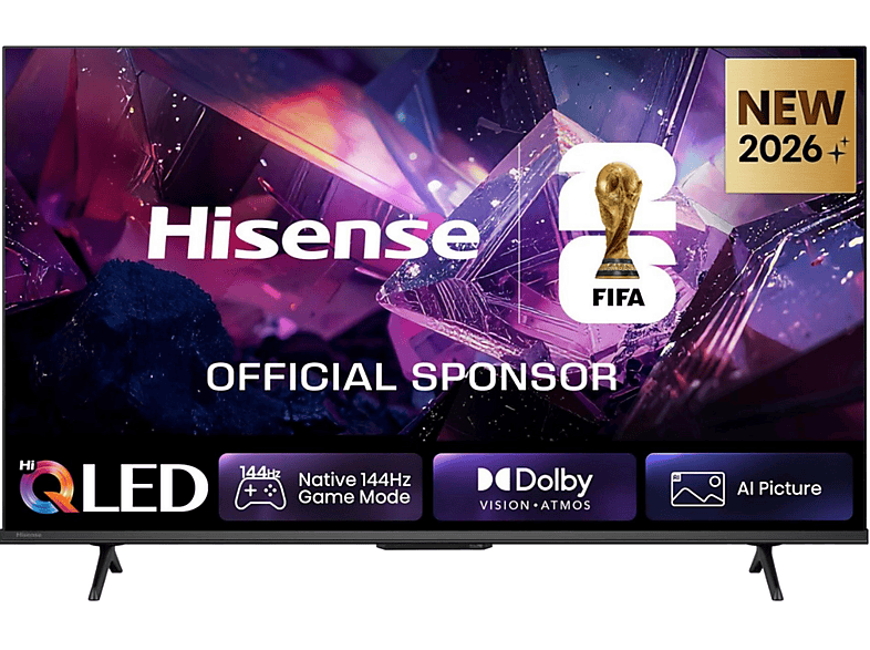 HISENSE TV QLED 43" en color Black — QLED 4K y Smart TV