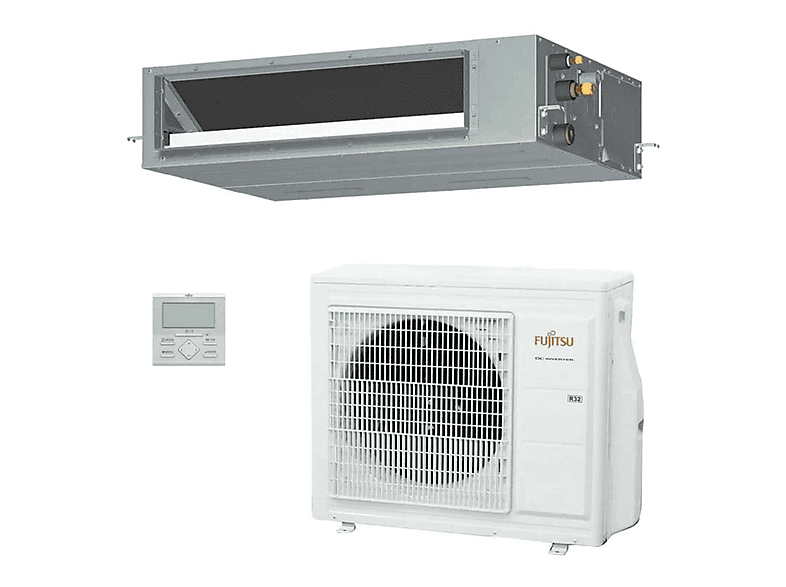 FUJITSU Aire acondicionado por conductos en color Blanco — 5847 fg/h y Función Inverter