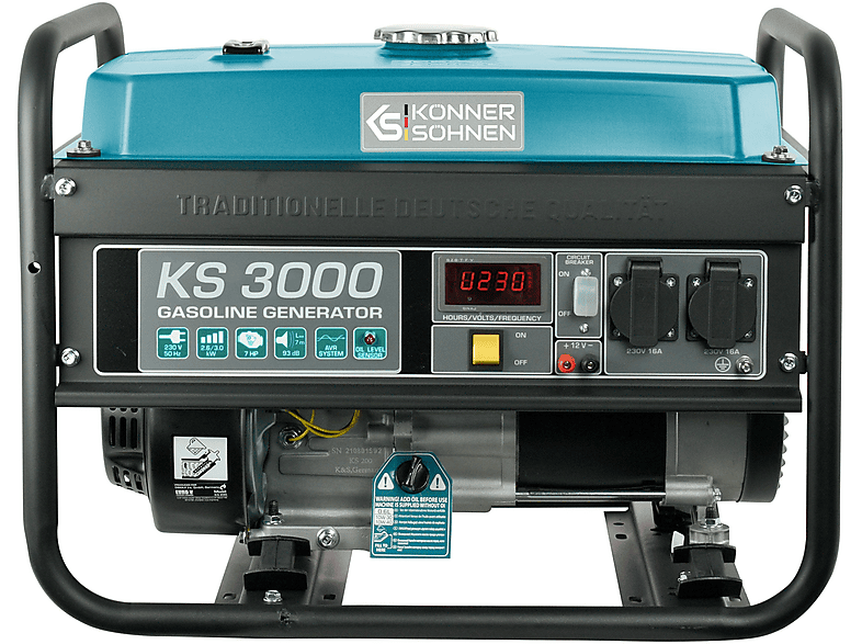 KÖNNER & SÖHNEN Generador de energía en color Multicolor — 15 l y 230 V