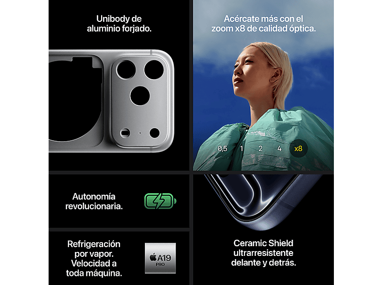 Smartphone APPLE con 512 GB en color Naranja cósmico — foto 6