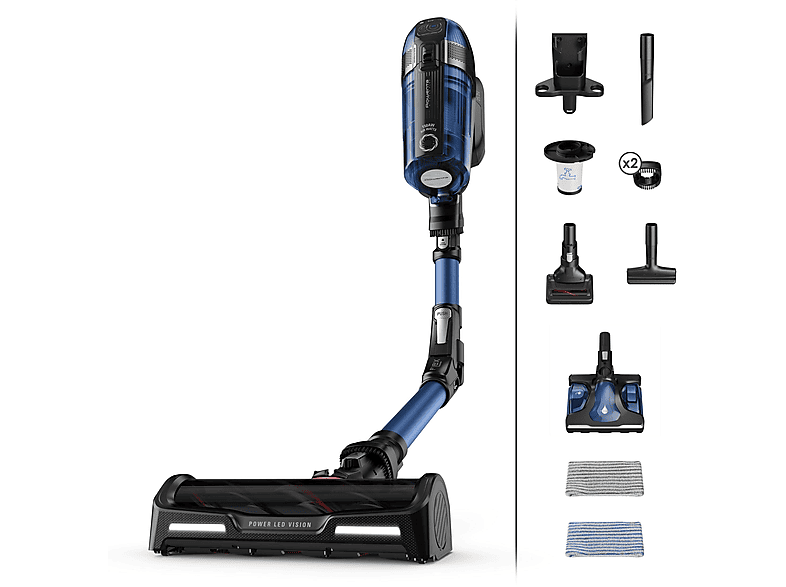 Aspirador escoba ROWENTA en color Azul, 320 W