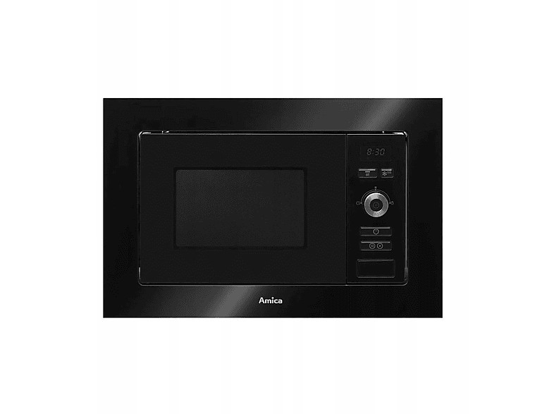 AMICA Microondas integrable en color Inox — 800 W y 5 potencia