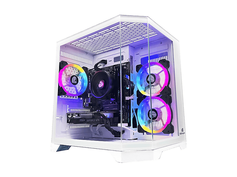 NITROPC Pack PC gaming — AMD Ryzen 5 5500 (6 núcleos y 12 hilos | 3,60 GHz hasta 4,20 GHz) — foto 3