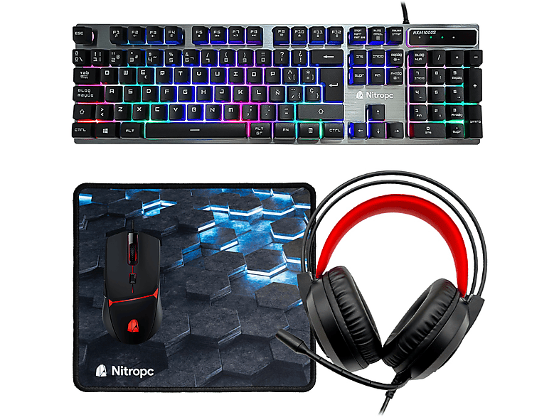 NITROPC Pack PC gaming — AMD Ryzen 5 5500 (6 núcleos y 12 hilos | 3,60 GHz hasta 4,20 GHz) — foto 7