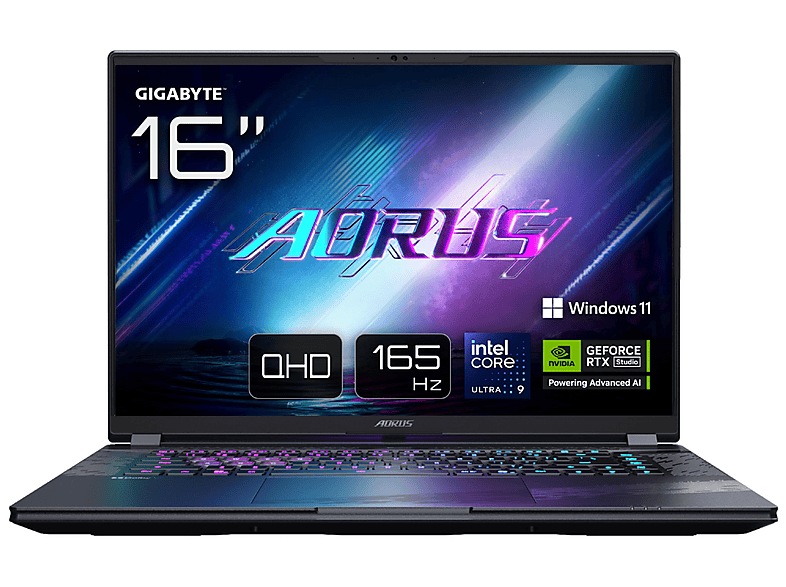 Portátil gaming GIGABYTE (mod. AORUS ELITE 16 U9-275HX/32/1/RTX5070/W11)