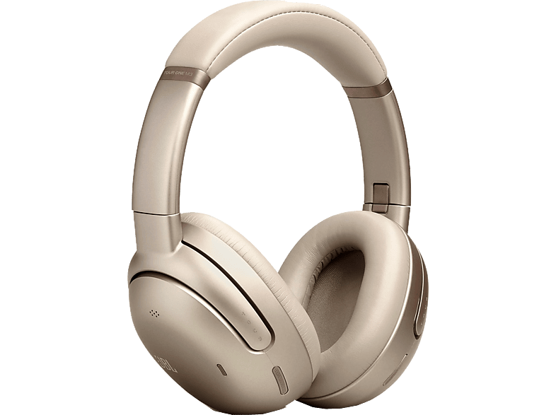 Auriculares inalámbricos JBL en color Crema, Circumaurales