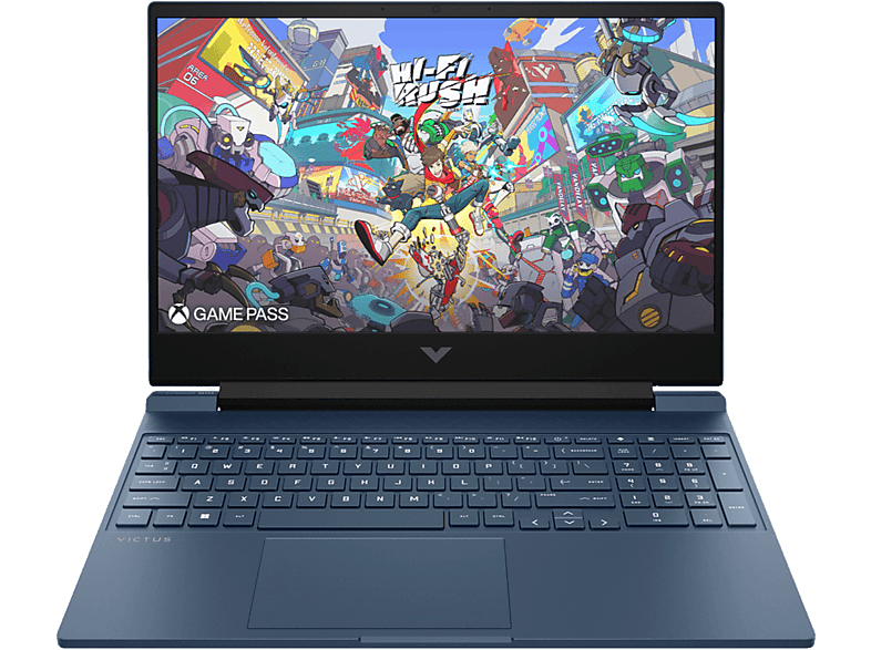 Portátil gaming HP en color Azul (mod. Victus 15-fa2027ns)