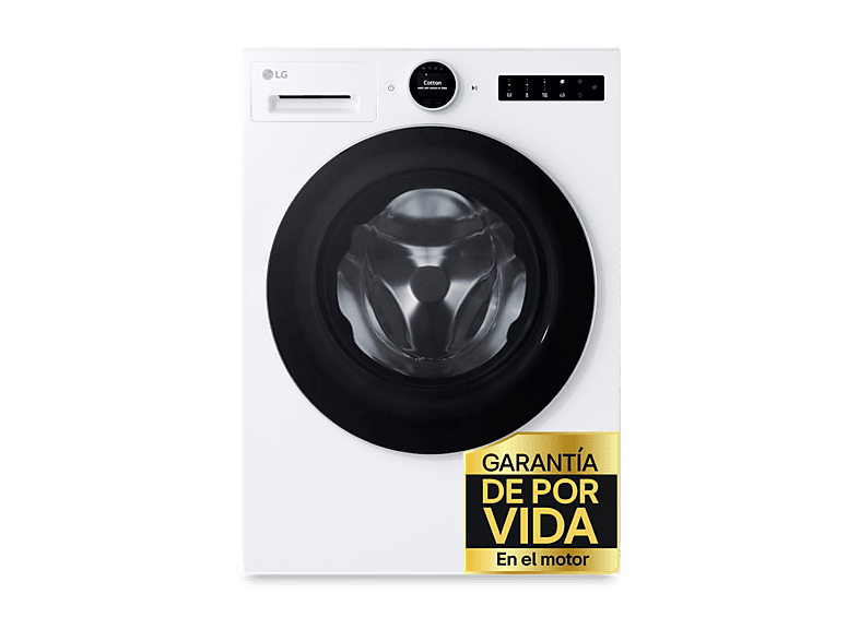 LG Lavadora carga frontal 13 kg en color Blanco marfil