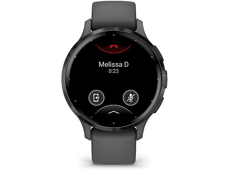 GARMIN Smartwatch PEBBLE GRAY AND SLATE (mod. VENU 3S) en color Negro