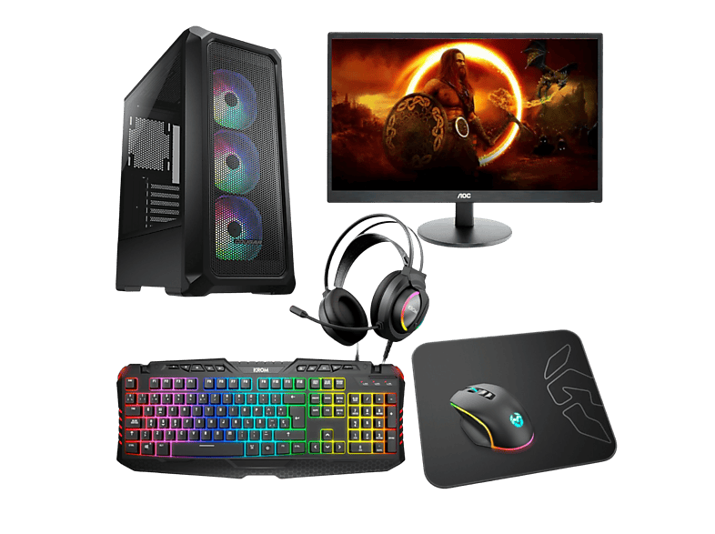 PC Gaming EPICAL-Q — AMD Ryzen 5 5600G y 16 GB RAM (mod. Pack Gaming GPlus10)