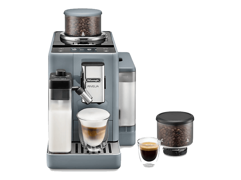 Cafetera superautomática DE LONGHI en color Gris, 1450W