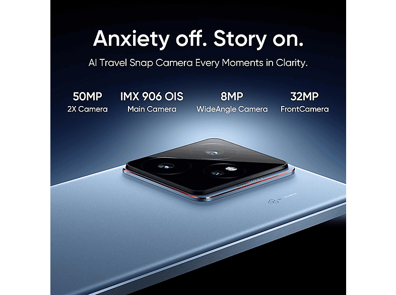 Smartphone REALME con Móvil Android en color Azul — foto 3