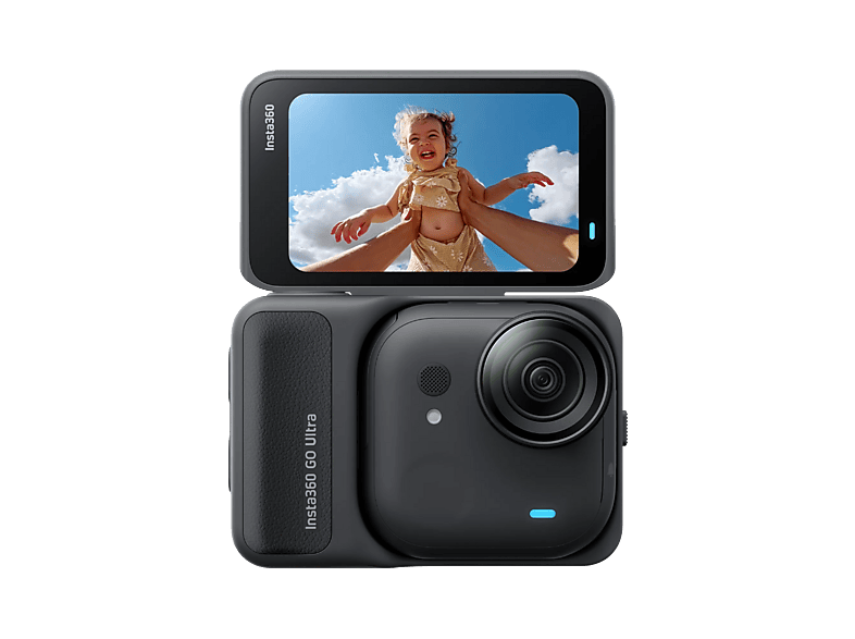 INSTA360 Cámara deportiva en color Midnight Black — 4K y 70 min Autonomía