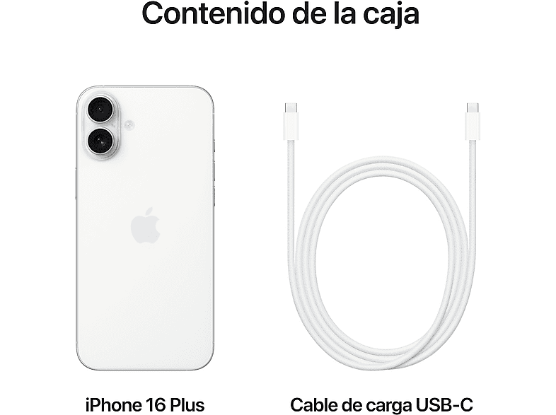 APPLE Smartphone en color Blanco (mod. iPhone 16 Plus) — foto 9
