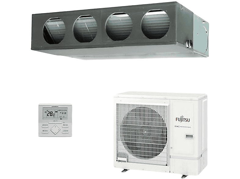 FUJITSU Aire acondicionado por conductos en color Blanco — 8168 fg/h y Función Inverter