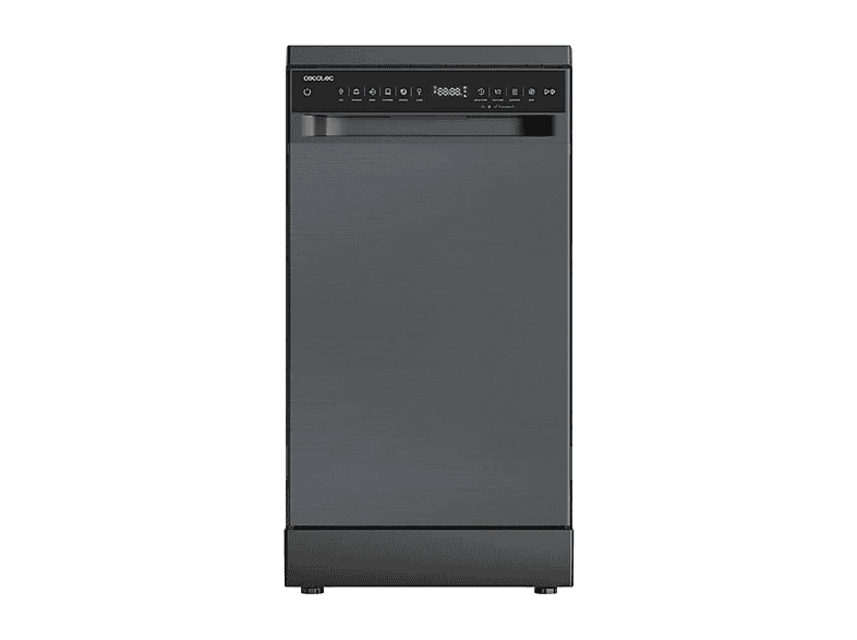 Lavavajillas libre instalación 45 cm CECOTEC en color Negro (mod. Bolero Aguazero 4360 Dark)
