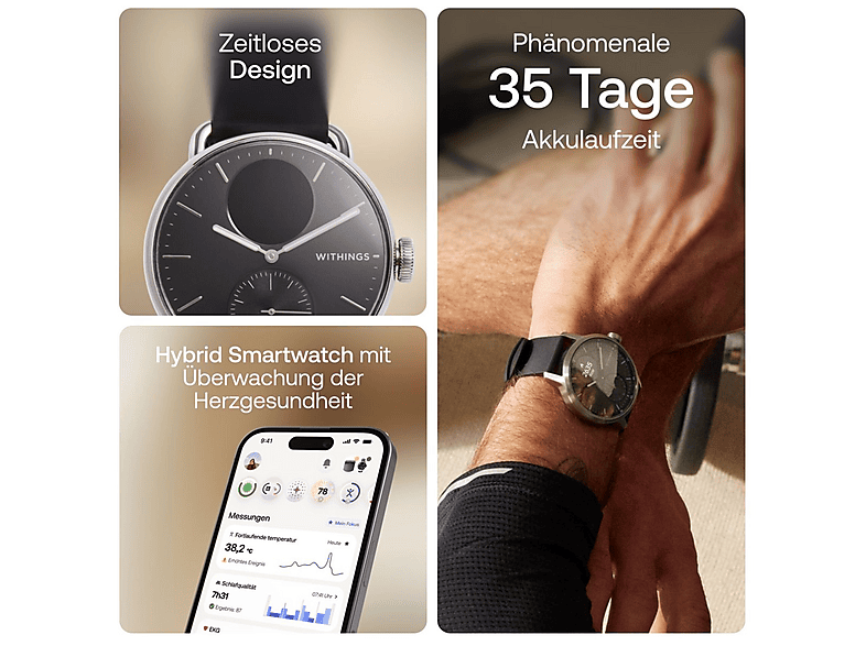 Smartwatch WITHINGS en color Negro — foto 6