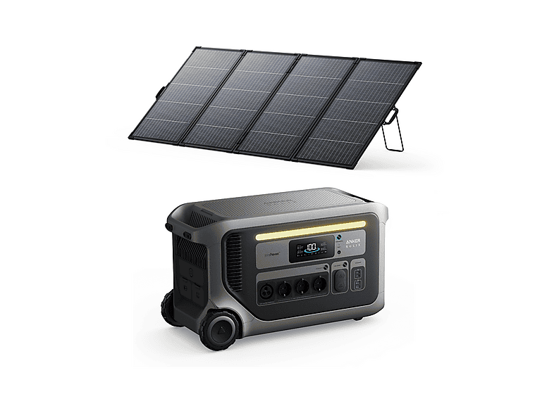 ANKER Estación de energía en color gris (mod. SOLIX KIT F3000+PS400 Bifacial) — foto 1