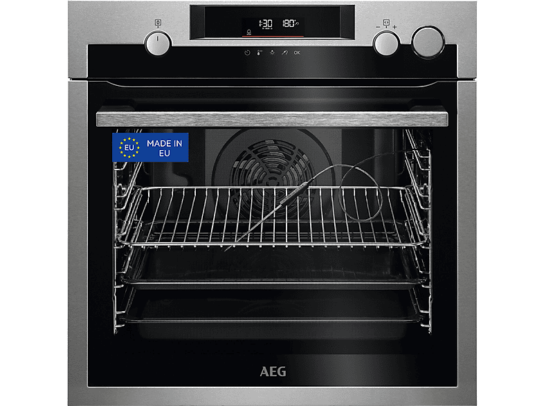 Horno a vapor AEG en color Inox Antihuellas, Multifunción