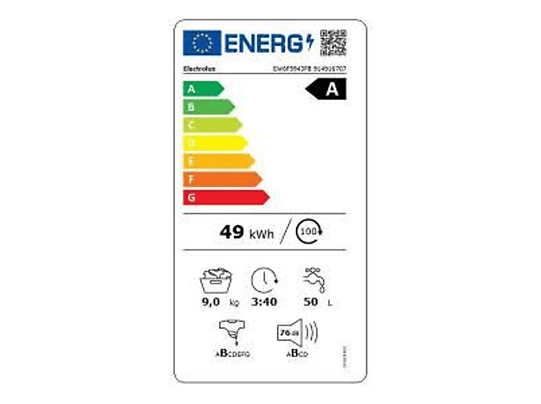 ELECTROLUX Lavadora carga frontal en color Blanco — 9 kg y Carga Frontal — foto 5