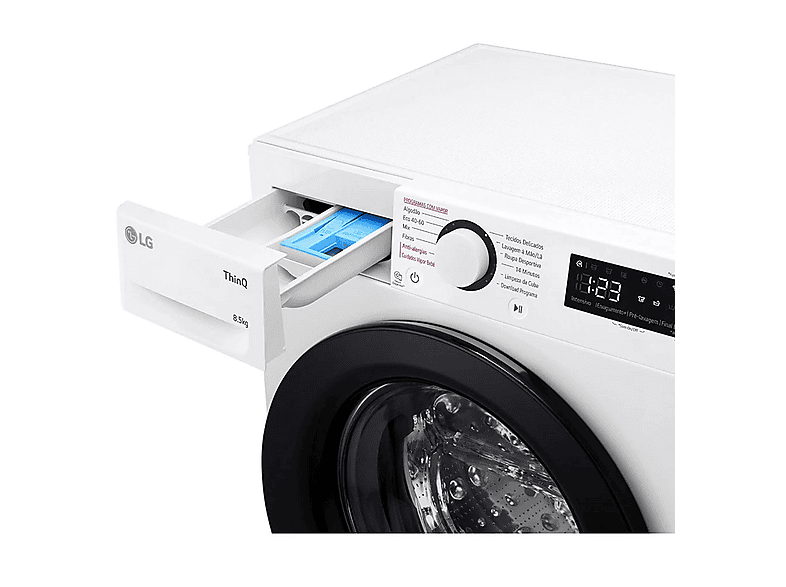 Lavadora carga frontal LG en color White, 8 kg — foto 5