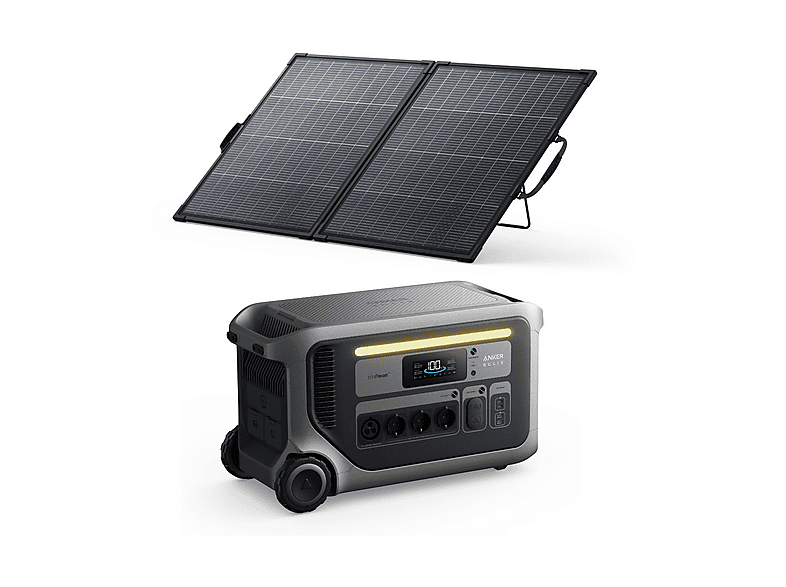 ANKER Estación de energía en color gris (mod. SOLIX KIT F3000+PS200 Bifacial) — foto 1