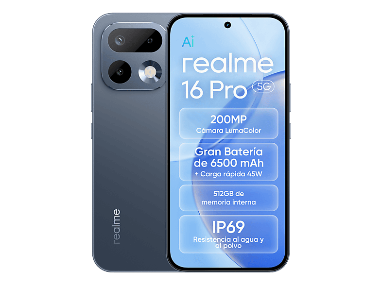 Móvil REALME — 512 GB y 8 GB RAM (mod. 16 Pro)
