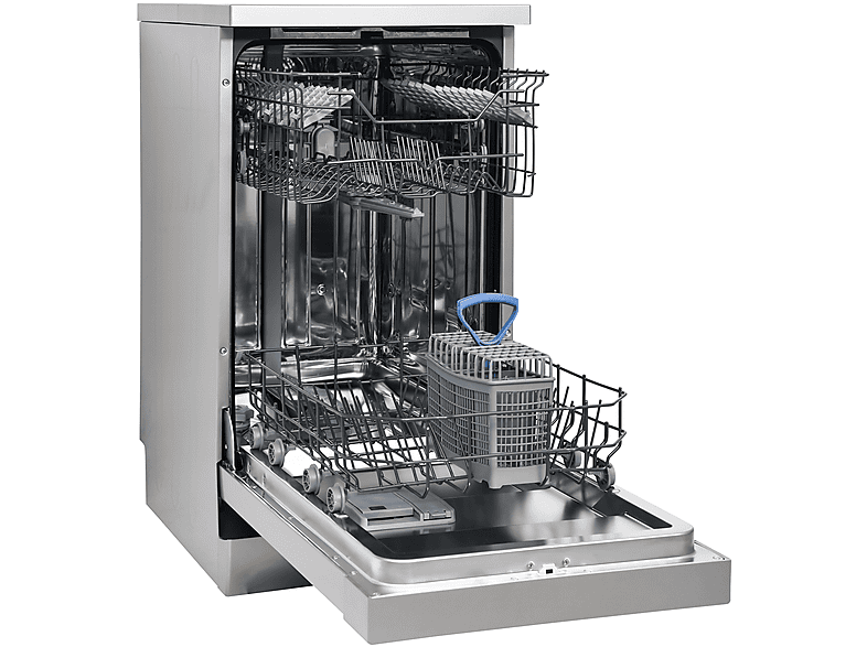 Lavavajillas libre instalación 45 cm SAUBER en color Inox de 4 programas