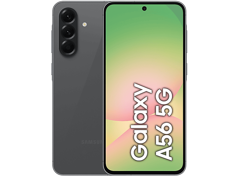 Smartphone SAMSUNG en color Negro (mod. A56 6.6P/5G/8N/8+128GB/B)