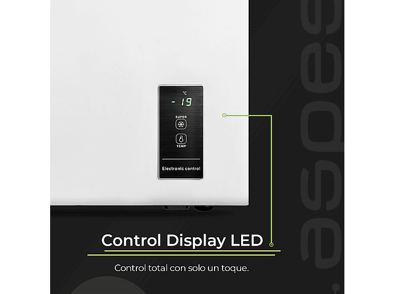 Congelador horizontal ASPES con 418 l en color Blanco — foto 2