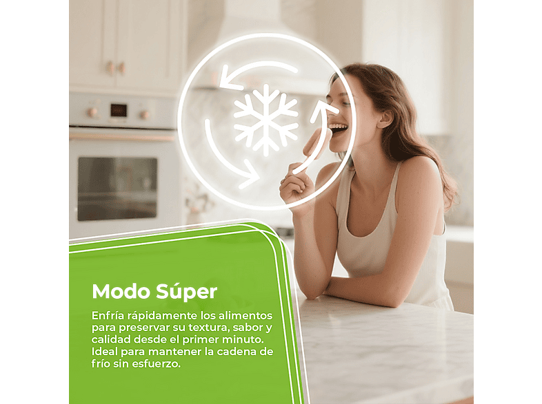 Congelador horizontal ASPES con 418 l en color Blanco — foto 6