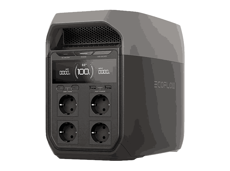 ECOFLOW Estación de energía en color Negro — 1800 W y 1024 Wh