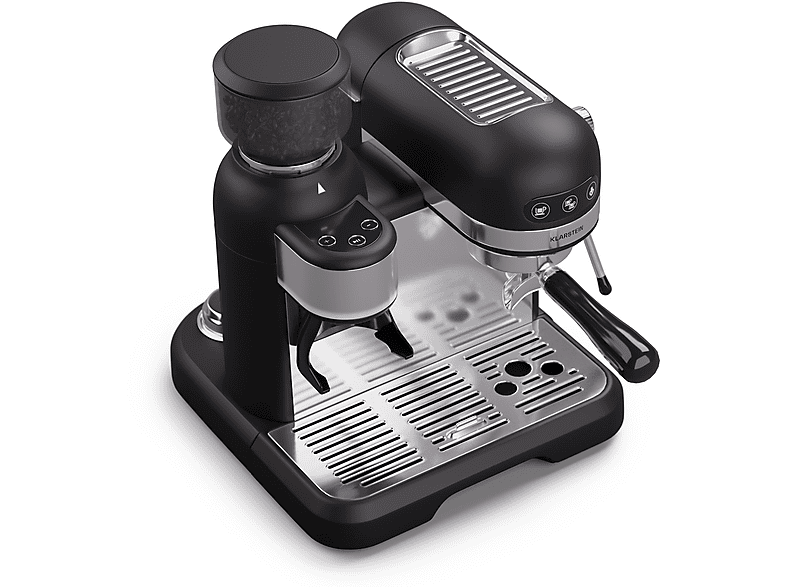 KLARSTEIN Cafetera espresso en color Negro — 1550 W y Depósito de agua interno — foto 2