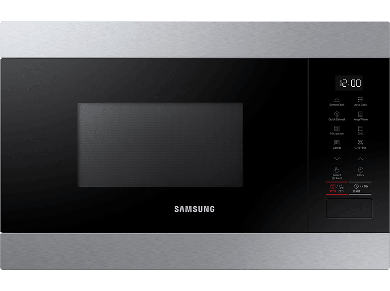 Microondas integrable SAMSUNG en color Inox de 850W